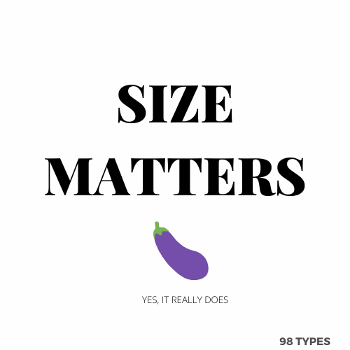 Does a girls care about size? - 98types