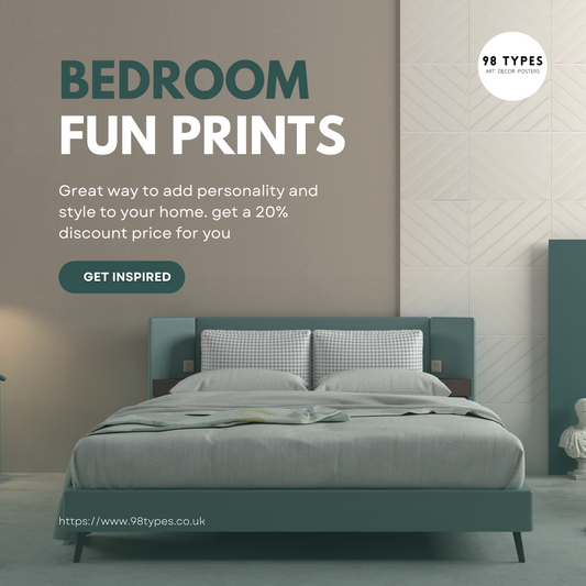 Fun Prints for Bedroom - Choose the perfect one for You - 98types