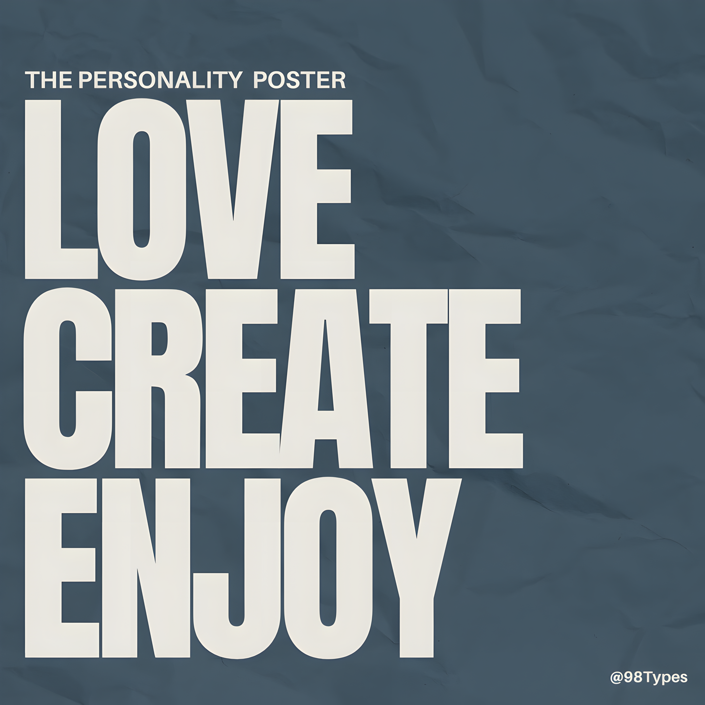 The Analyst Personality Poster
