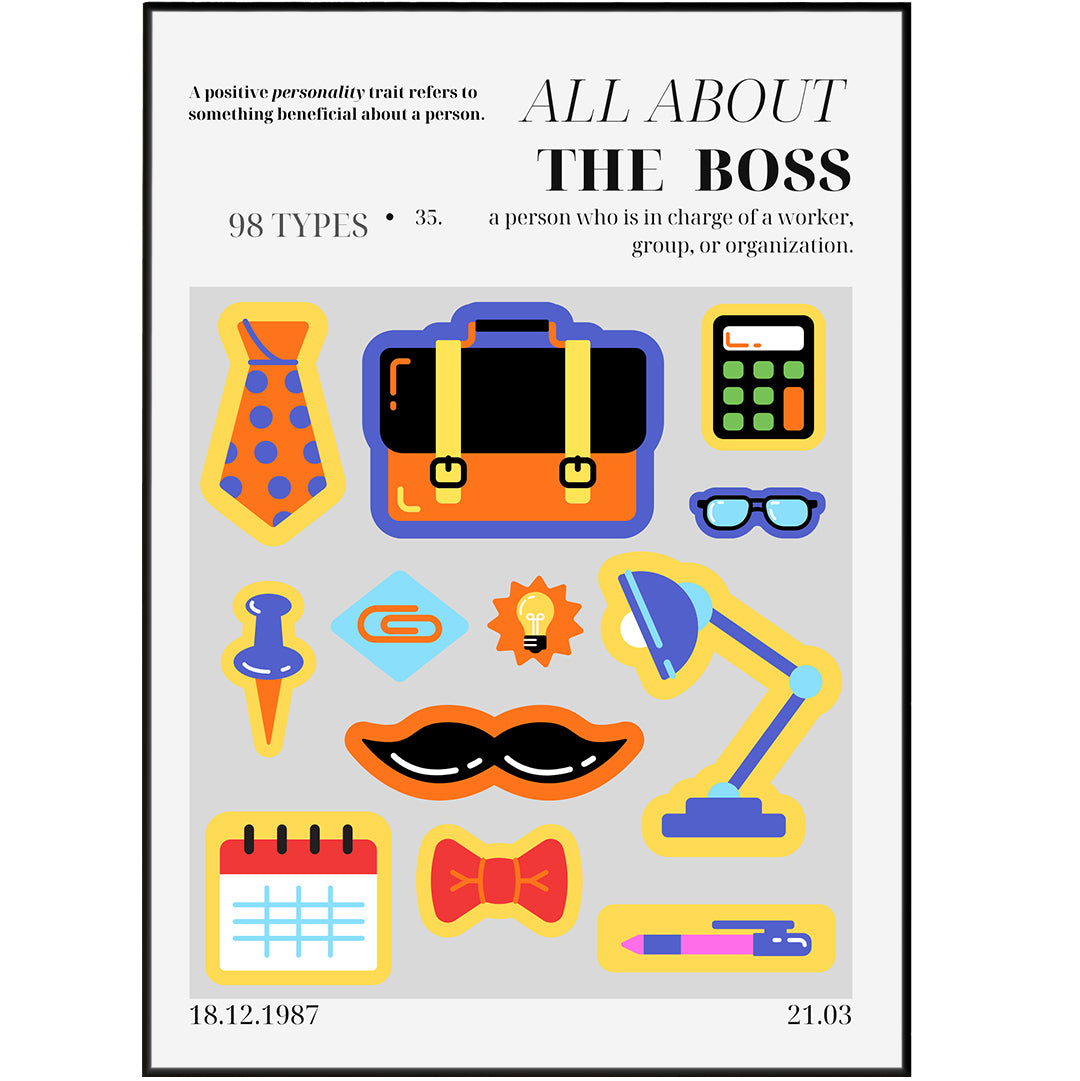 The Boss Personality Poster