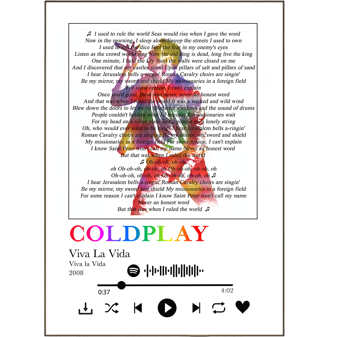 Coldplay - Viva La Vida (Lyrics) 