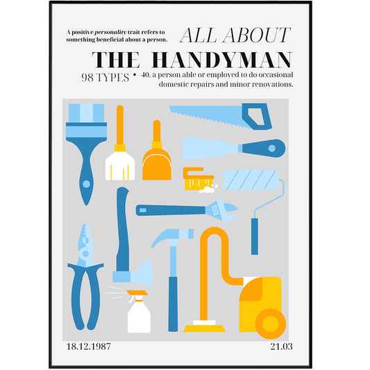 The Handyman Personality Poster