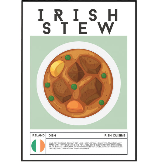 IRISH STEW Wall Art Poster