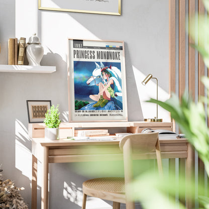 Enhance your anime collection with these stunning Princess Mononoke movie posters. Featuring classic designs, these high-quality posters are sure to impress any fan. Perfect for adding a touch of nostalgia to your home decor or for displaying your love for the beloved film. Bring home a piece of the magic today.