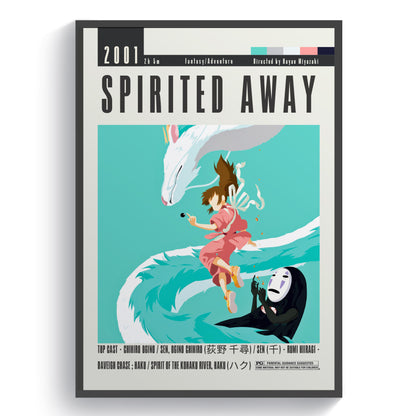 Discover the timeless world of Spirited Away with our Classic Anime Film Posters. Celebrate the beloved film with these stunning posters, featuring iconic scenes and characters. Immerse yourself in the magic and wonder of Spirited Away. Available now.