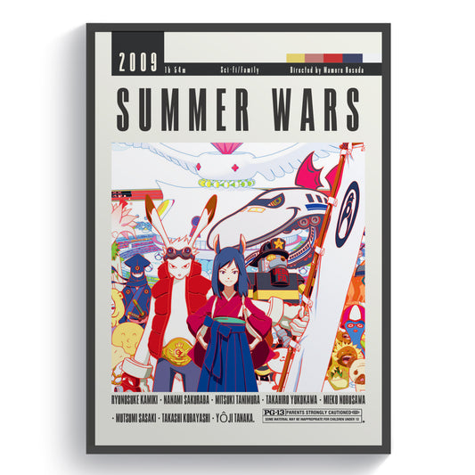 Summer Wars Movie | Classic Anime Film Posters