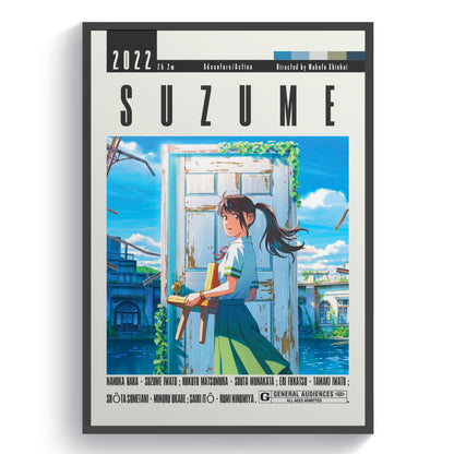 Suzume Movie | Classic Anime Film Posters
