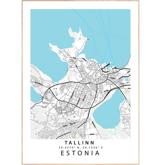 ​Say goodbye to boring decor! Our Tallinn Street Map Posters are beautiful custom map art prints that will bring the energy of the city into your home. With a variety of city posters to choose from, you can spruce up any living space with vibrant streetmap prints. Get ready to become your own city cartographer
