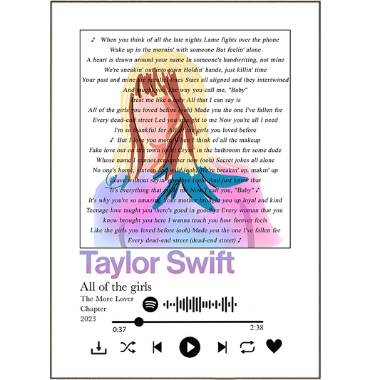 Taylor Swift - All of the girls Prints