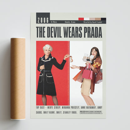 Upgrade your movie room with our vintage The Devil Wears Prada posters. Featuring original, unframed movie art prints, these large posters are the perfect addition to any wall. Add a touch of retro charm with this minimalist and custom movie poster. Discover the best movies of all time with our movie posters.
