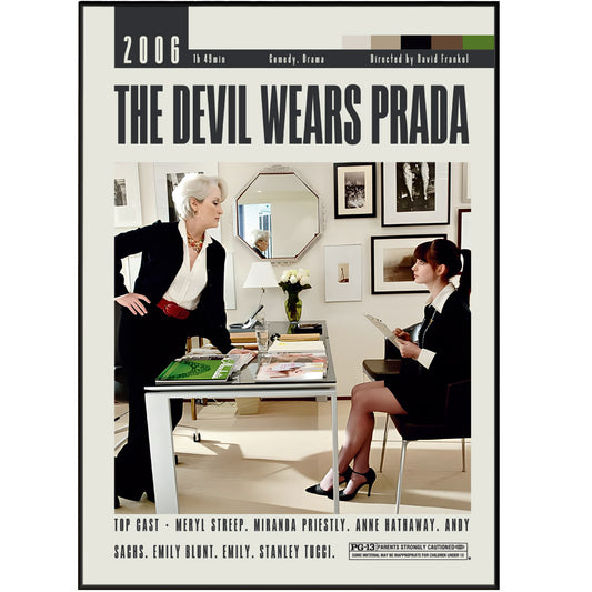 Enhance your movie collection with our authentic, unframed David Frankel movie posters. Featuring iconic designs from The Devil Wears Prada and other top films, these custom prints add a touch of vintage flair to any wall. Elevate your space with the best movies of all time, now available as wall art decor prints.