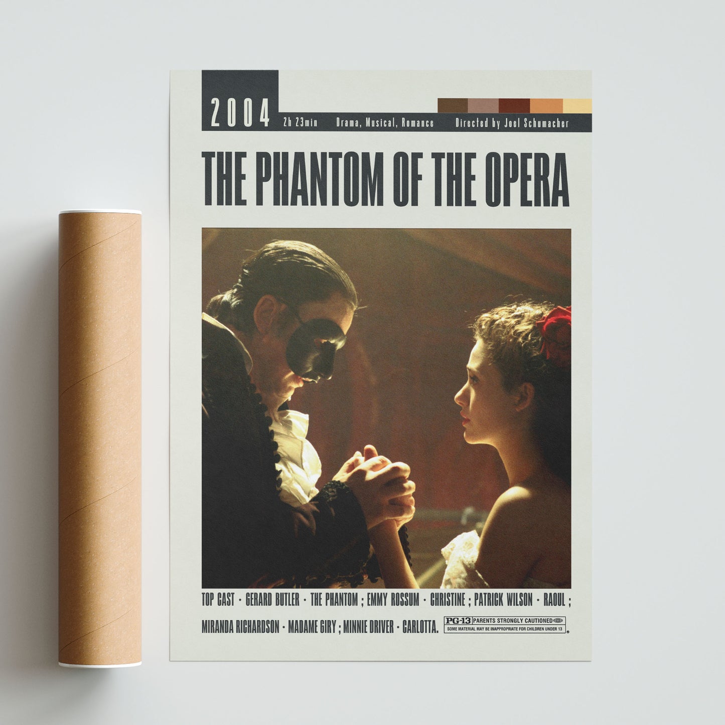 Upgrade your movie poster collection with the iconic Phantom of the Opera posters, featuring Joel Schumacher's timeless film. These original movie posters from the UK are both cheap and large, making them the perfect addition to any movie lover's home. With vintage and minimalist designs, these unframed posters add a touch of retro charm to your wall art décor.