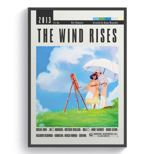 The Wind Rises Movie | Classic Anime Film Posters