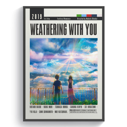 Weathering With You Movie | Classic Anime Film Posters