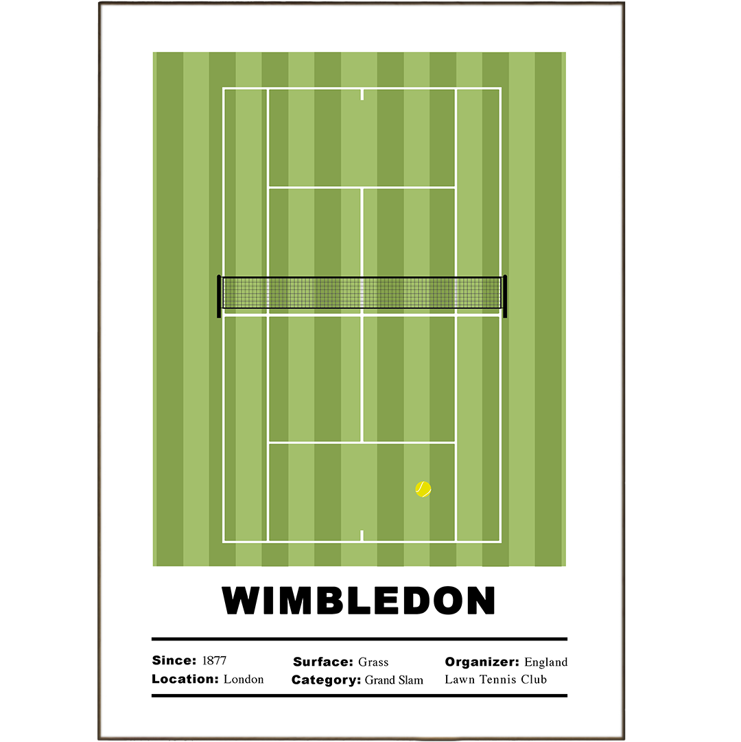 Make sure your walls have the grand slam of style with these sweet Wimbledon posters! Featuring a selection of ace tennis tournaments—available in A5, A4, and A3 varieties—these minimalist prints offer a flattering art court experience for both spectators and players alike!