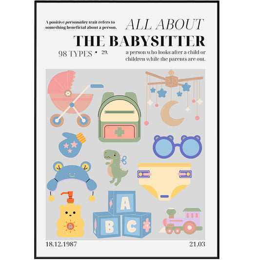 The Babysitter Personality Poster
