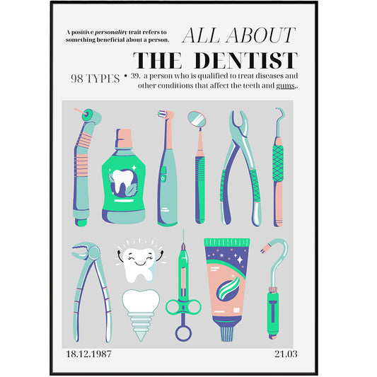 The Dentist Personality Poster