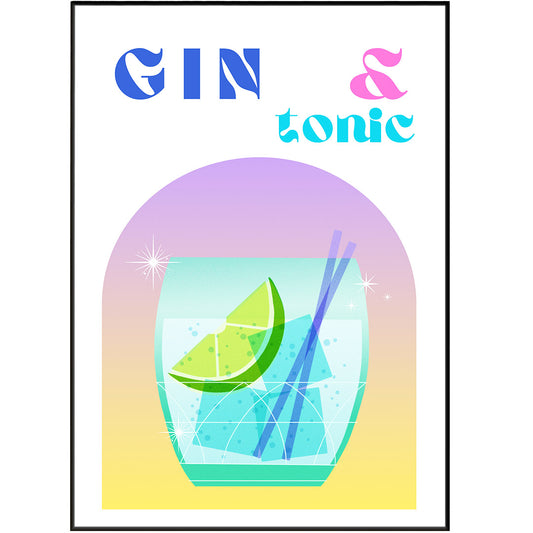  This GIN AND TONIC COCKTAIL PRINT provides the perfect addition to your home's wall décor with its sophisticated images of cocktails. With 10 high definition prints featuring recipe details, it's an ideal choice for those looking to decorate walls with cocktail artwork. This wall decoration is a must-have for any cocktail enthusiast.