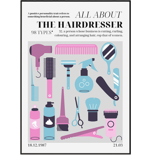 The Hairdresser Personality Poster
