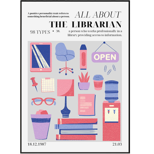 The Librarian Personality Poster