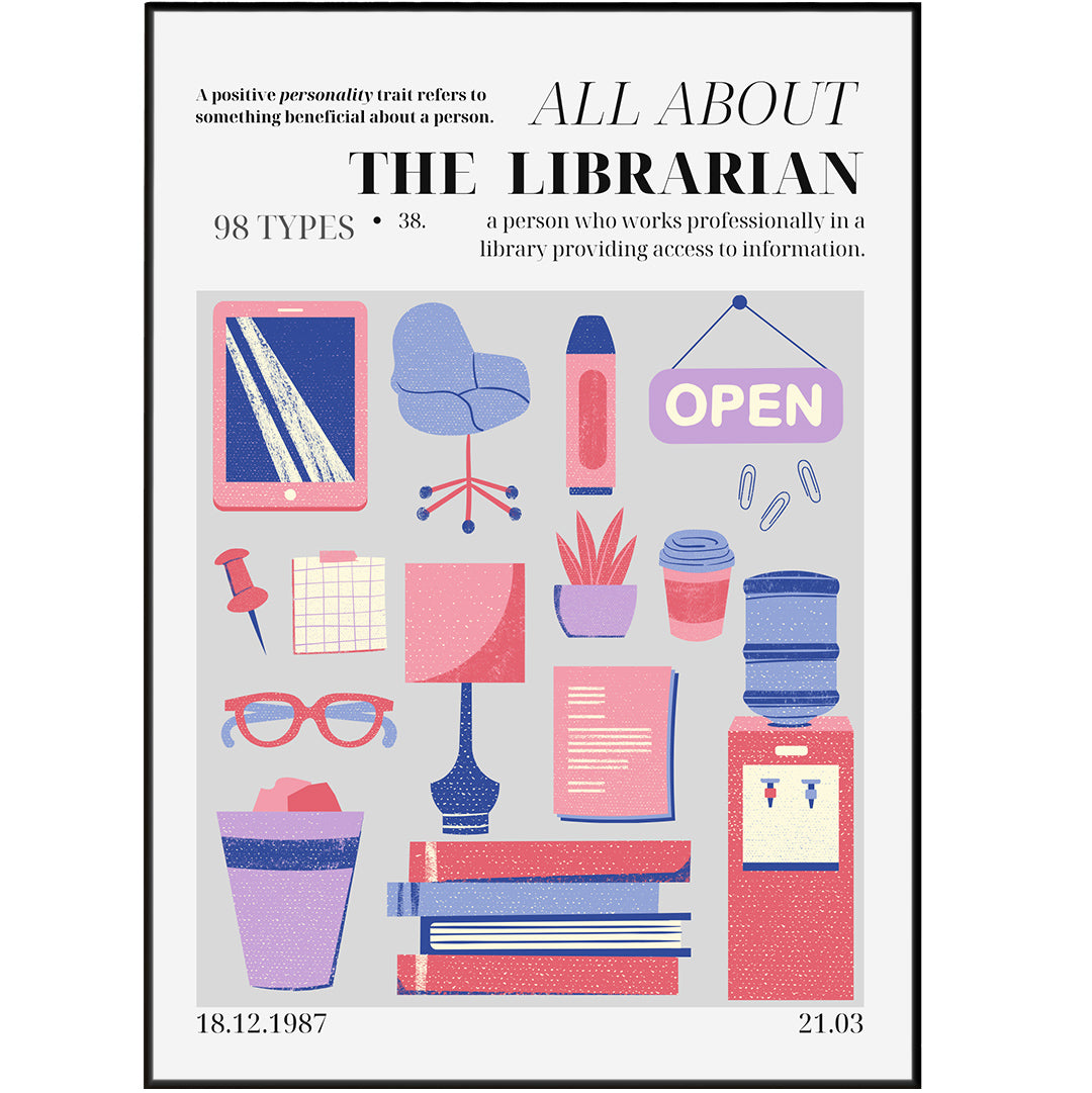 The Librarian Personality Poster