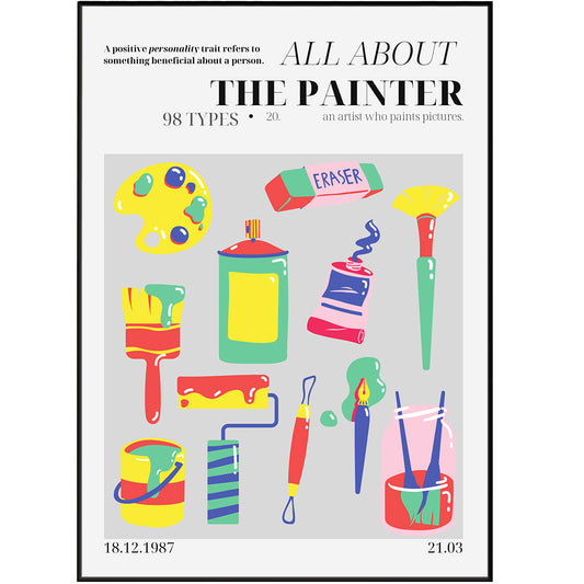 The Painter Personality Poster