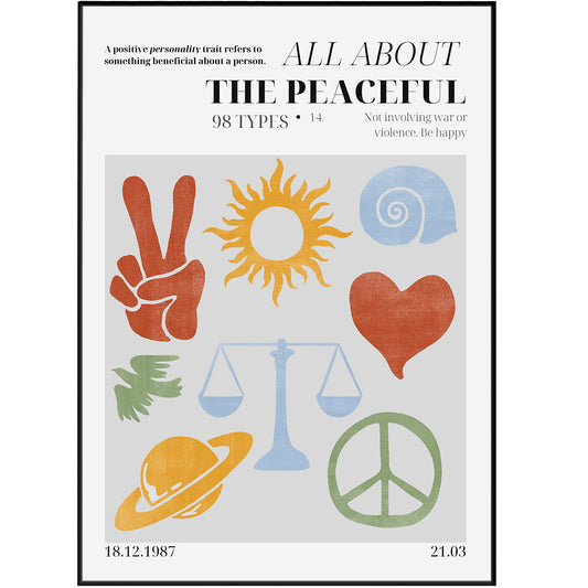 The Peaceful Personality Poster