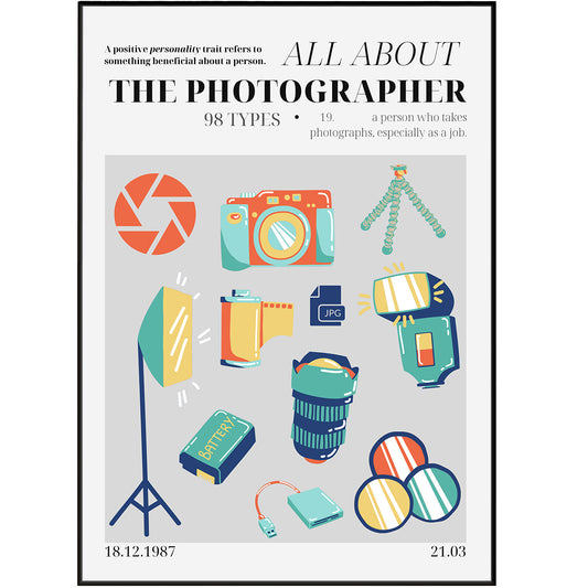 The Photographer Personality Poster