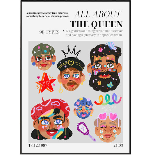 The Queen Personality Poster