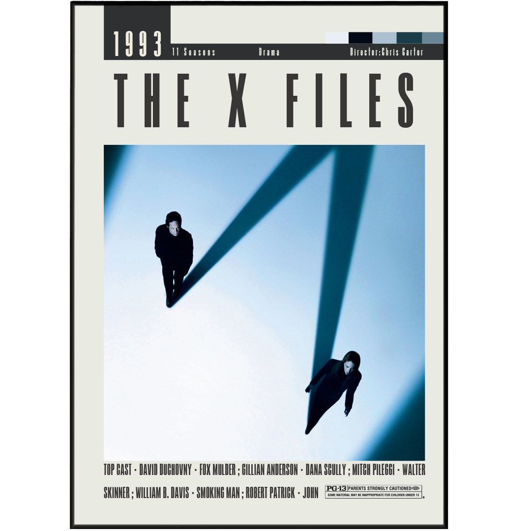 Display your love for The X Files and Chris Garter with these exclusive posters. Crafted with expert precision, these posters capture the essence of both the show and the actor. Add a touch of mystery and intrigue to your home or office with these must-have posters.