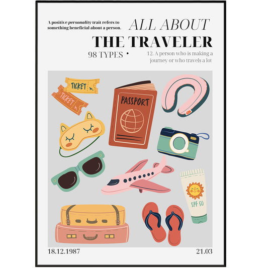 The Traveler Personality Poster