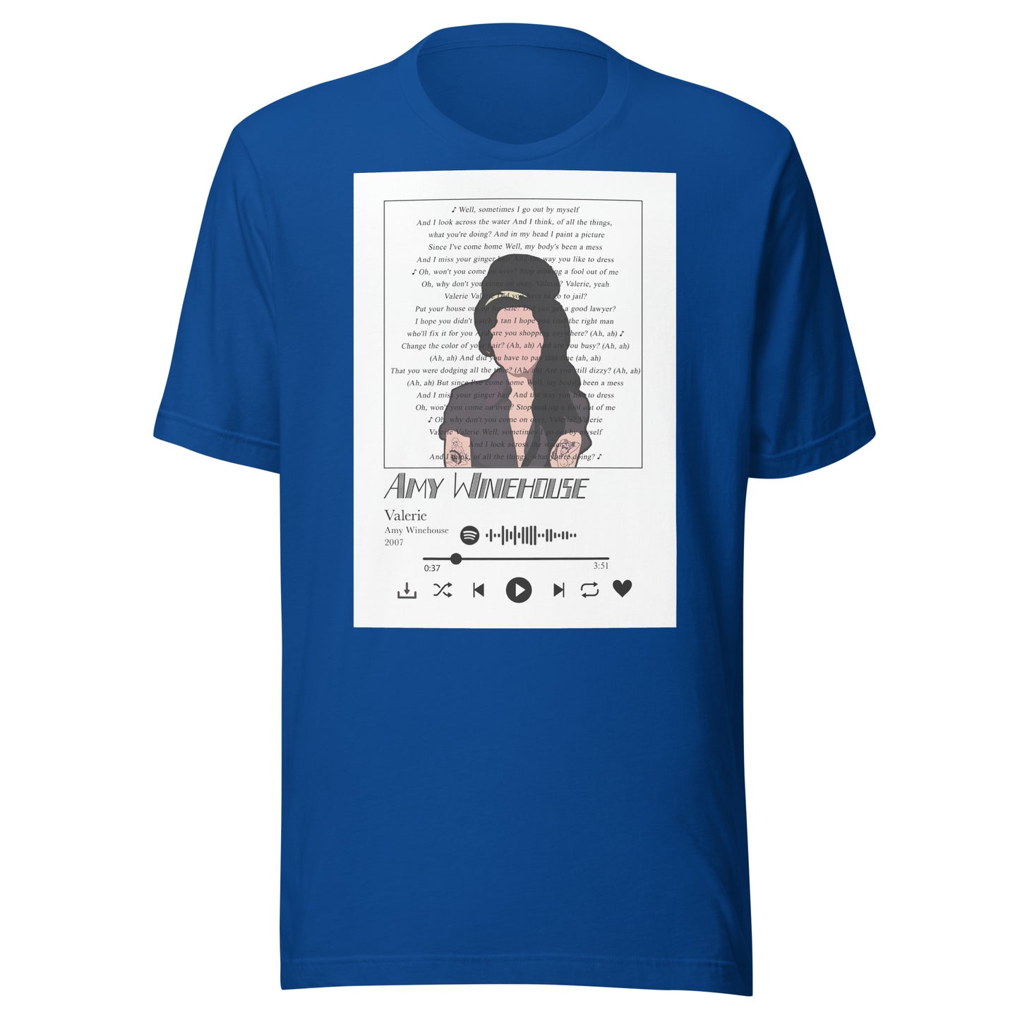 Amy Winehouse - Valerie Unisex t-shirt