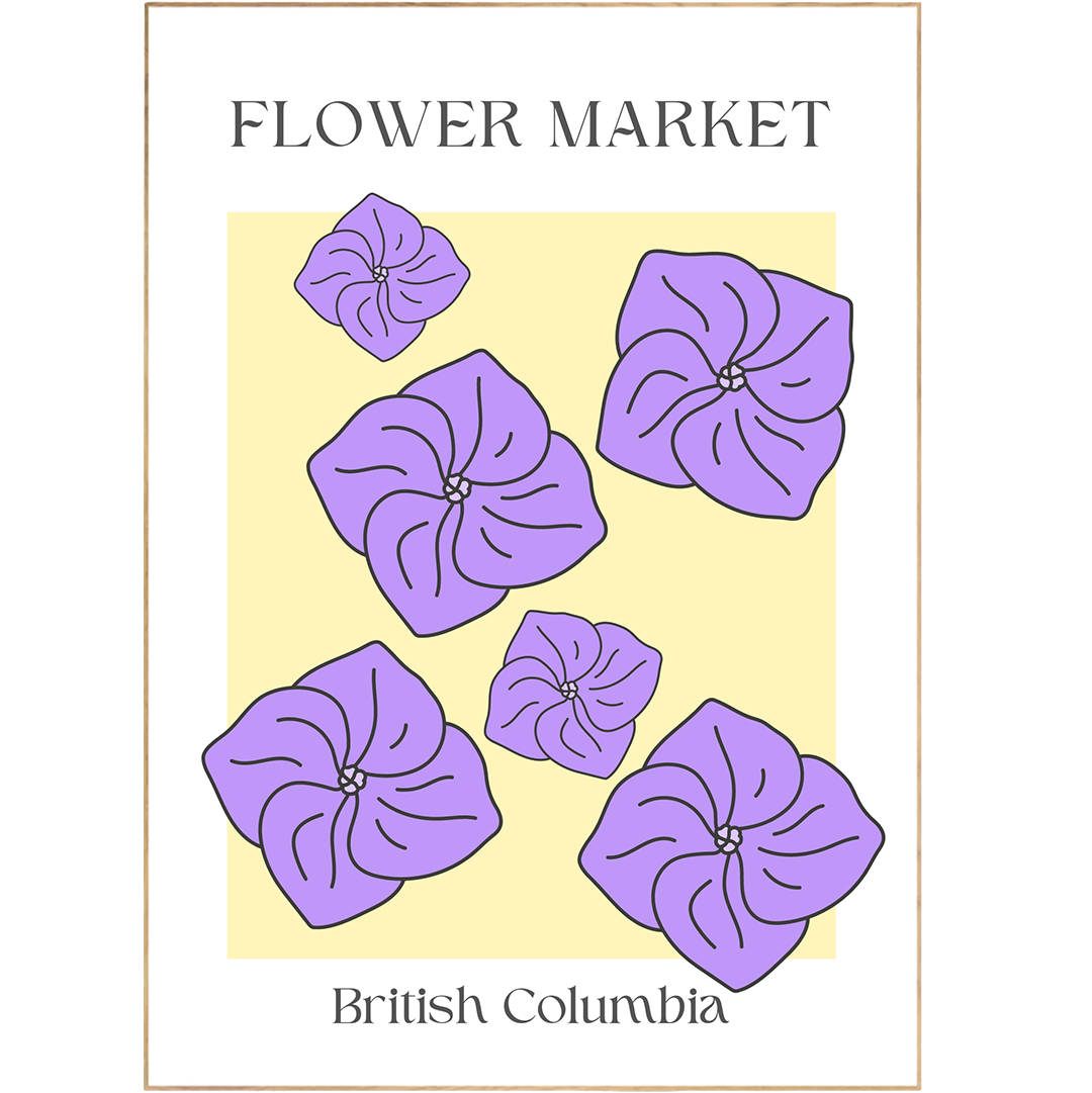 This British Columbia Flowers Market Print is an ideal addition to any kitchen. Its high-quality prints on canvas make it a sturdy, reliable choice that can last for years. Its vibrant colors bring life and energy to your kitchen, making it a stylish accent piece. With its large size, it’s sure to make a big impact on your walls.