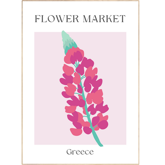 Add a lively, cheerful touch to any living space with the Greece Flowers Market Print. The poster features a striking floral pattern and vibrant colors, perfect for enhancing the look of any room, from the bedroom to the kitchen. Representing the best of Scandinavian design, these prints will complement your home’s decor for a contemporary and stylish touch. Shop and buy posters online today to spruce up your walls with beautiful art.