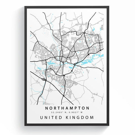Northampton Street City Map Print