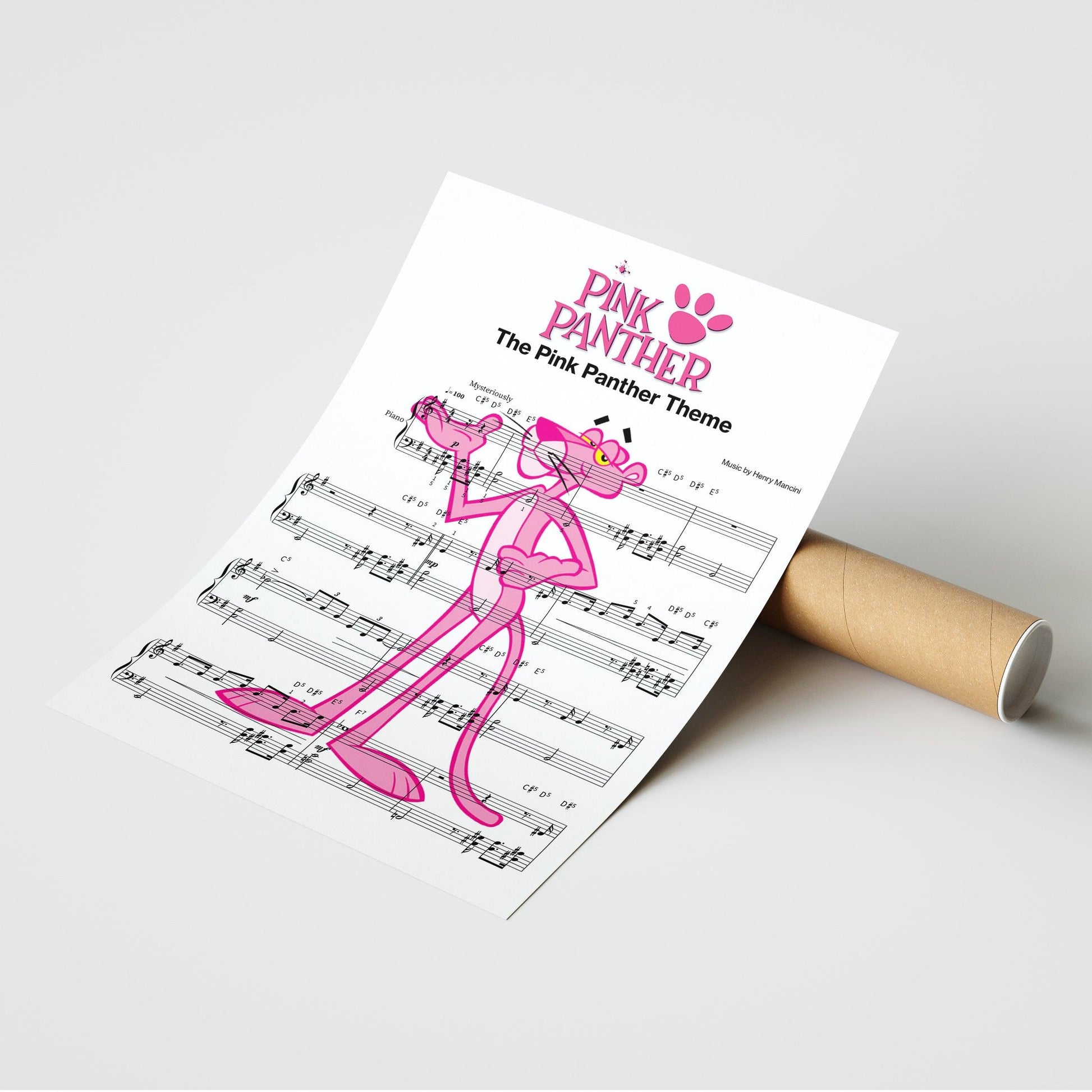 Pink Panther Theme Song Print - 98types
