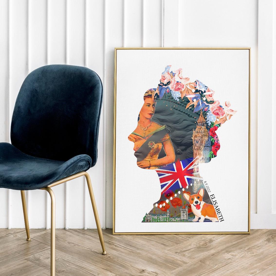 We call it royalty, but you can also call it queen Elizabeth. She's been ruling the UK for over 70 years and is known for her sharp wit, charm, and most importantly, her signature wall art collection. So next time you're buying home decor with a British feel to it, think of QUEEN ELIZABETH WALL ART POSTER first!