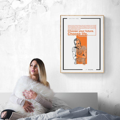 This TRAINSPOTTING movie poster is perfect for any fan of the popular film. Printed on high-quality paper, this poster will look great in any home or office.