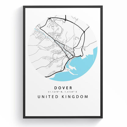 Dover Street City Map Print