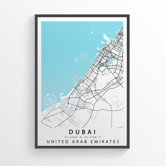 Discover the wonders of Dubai with this beautifully-crafted Dubai City Street Map Print. Printed on high-quality paper, this map is perfect for framing and makes for a great addition to any home or office. With its intricate details, this map is perfect for anyone who wants to explore Dubai's many streets and attractions. Whether you're a resident or a visitor, this map is a must-have for anyone looking to experience all that Dubai has to offer.
