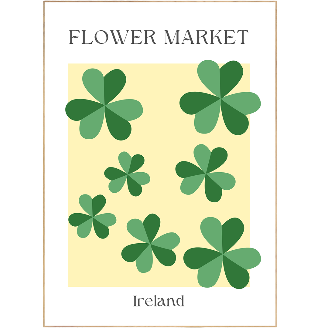 This Ireland Flowers Market Print Poster set features beautiful floral drawings in pastel colors and shapes, perfect for adding a touch of warmth and color to your walls. The minimalist style adds a modern, artistic, and timeless feel to your gallery wall. Drawing inspiration from Matisse, this poster set will bring a sense of chic and elegance to your interior decor.