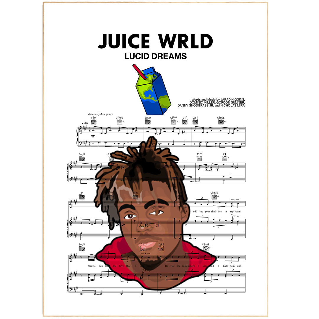 The eye of juice wrld Art Print