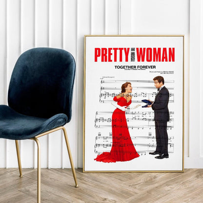 Bring some extra warmth and charm into your home with this Pretty Woman - TOGETHER FOREVER Poster. This Music wall art print decor home poster is the perfect way to show your guests how much you love Pretty Woman. Printed on high-quality paper, this great quality poster is perfect for kitchen or dining room decoration. Best of all, it makes the perfect gift for any Pretty Woman fan.