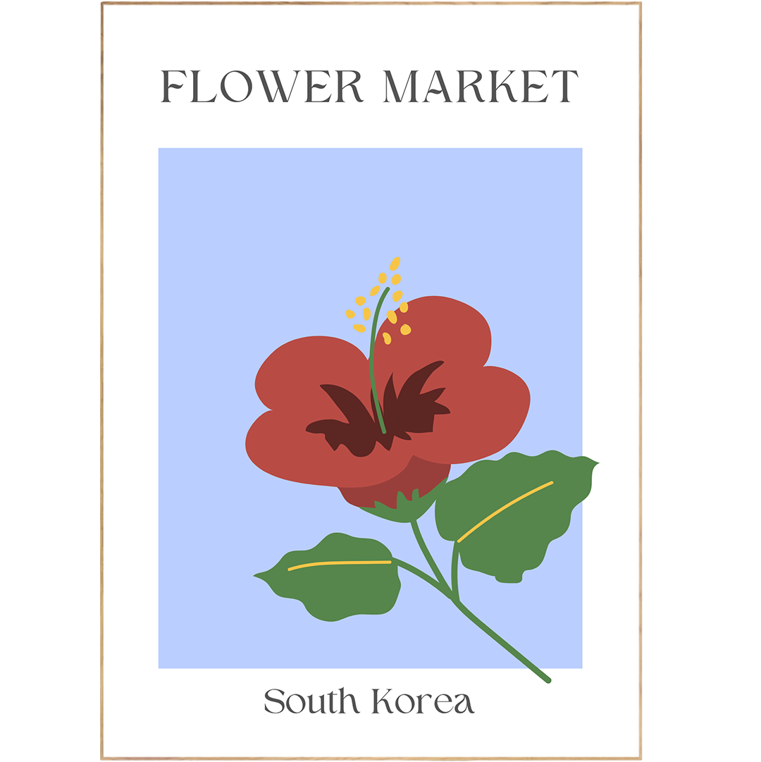  This beautiful South Korea Flowers Market Print features a unique combination of poster shapes and forms. The Art Des Formes Courbes Poster provides a stunning gallery wall inspiration, with Matisse-style Wall Art Prints and colorful Floral Drawing Posters for a touch of delicate Danish Pastel Room Decor. A perfect poster to bring life to any room.