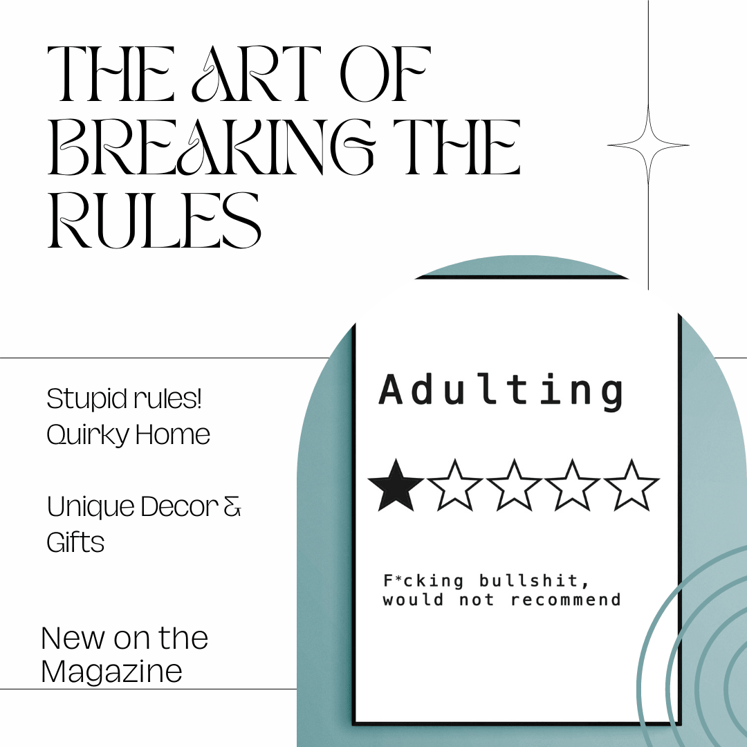 THE ART OF BREAKING THE RULES - 98types