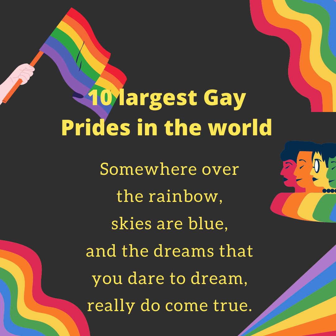 10 largest Gay Prides in the world - 98types