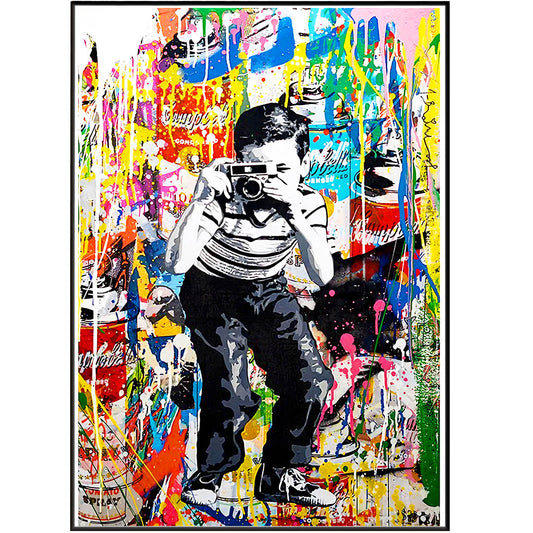 Enhance any room with this beautiful Banksy Pop Art Smile Poster. High quality and durable, it is ideal for living room, bedroom, office, kitchen, gym, bar, hotel or restaurant. A unique gift for any special occasion.