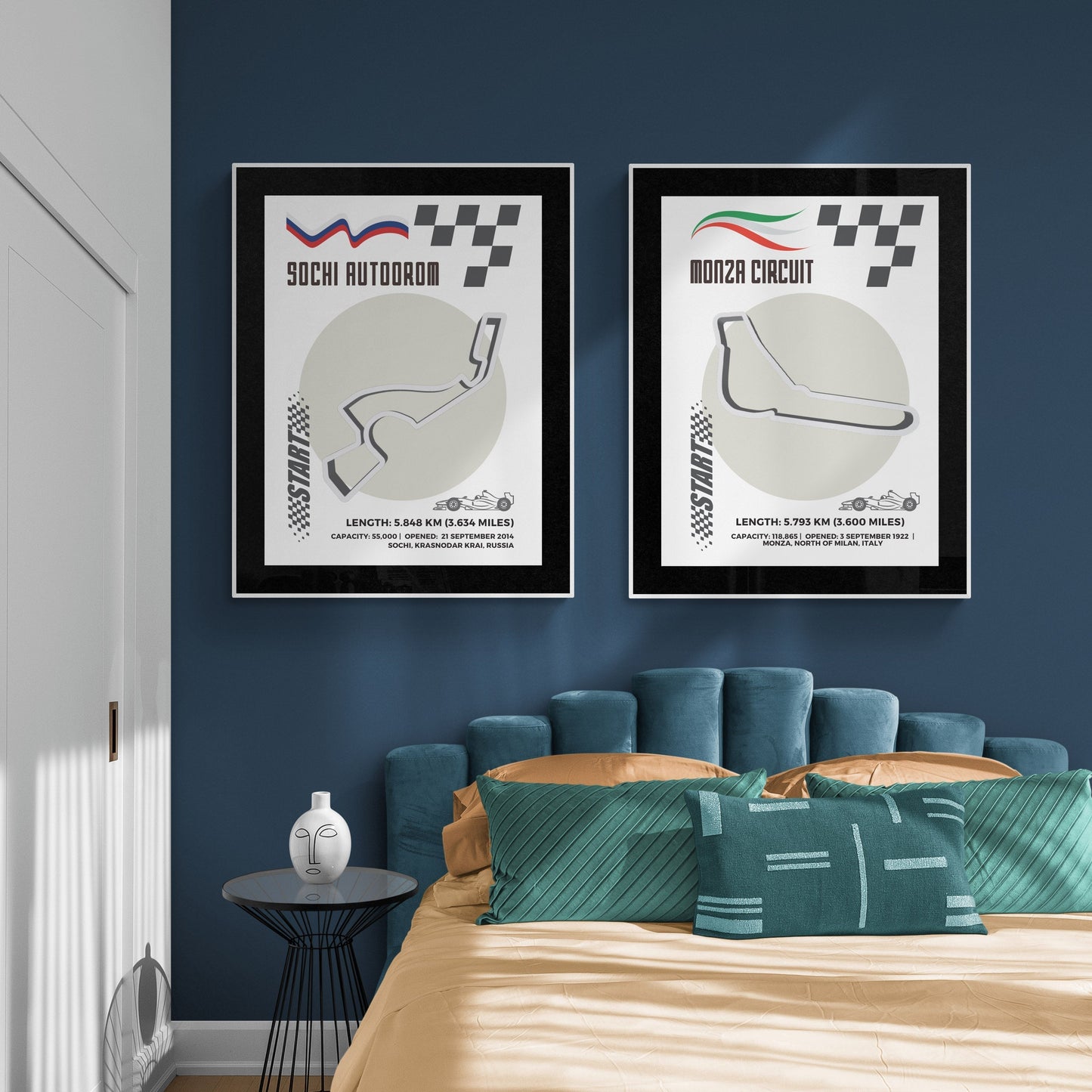 Become a racing expert with our Circuit de Monaco F1 Posters. Each featuring detailed information on the track's history, construction year, country, and notable moments. Made with age-resistant premium paper, these posters are a must-have for any Formula One fan. Combine with our "Formula One Poster" for the ultimate racing display.
