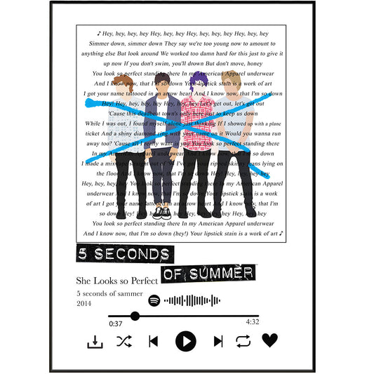 Show your 5SOS love with these lyrical prints! Our 5 Seconds of Summer tour posters featuring Youngblood lyrics are the perfect way to decorate your wall and show your support for band members - Michael, Calum, Ashton, and Luke. From bedroom walls to band rooms, take your fandom to the next level!