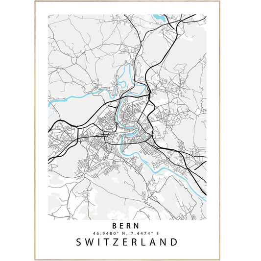 Enhance your home or office décor with Bern Street Map Posters - custom map art prints that make a unique statement! From vibrant posters of bustling cities to Scandi-style maps of the world, not only do they look great, but they also spark conversations and bring any wall to life with a modern twist. Get ready to showcase the world with these must-have custom prints!